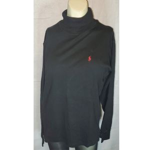 Ralph Lauren POLO, Black Turtleneck, Sweater